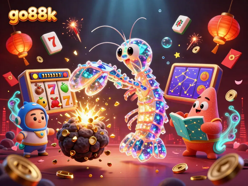 Experience thrilling gameplay at go88k with an epic galactic samurai amidst slot elements.