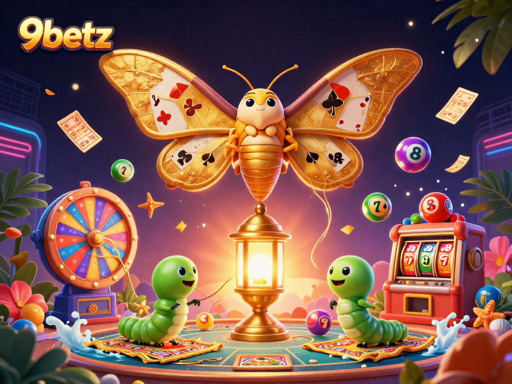 Engage in thrilling gameplay at 9betz with vibrant casino visuals and dynamic elements.