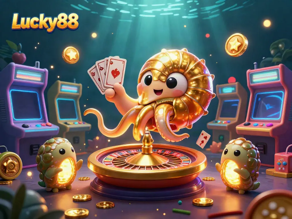 Experience thriving gameplay at Lucky88 with a vibrant underwater casino scene, revealing thrilling color and winning strategies.