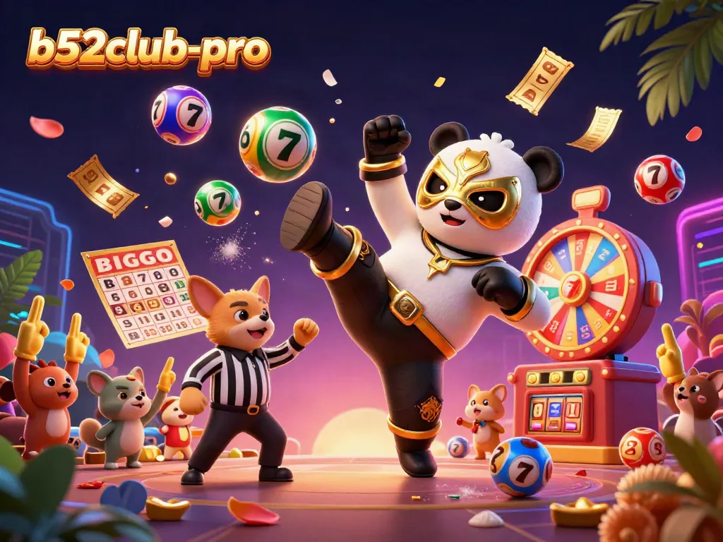 Bet big with b52club-pro while enjoying dynamic lottery fun and thrilling casino action in a vibrant scene.