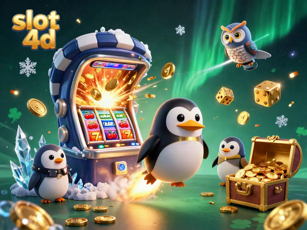 Menangkan jackpot menarik di slot 4d dengan gambar ilustrasi kasino yang kaya warna dan detail.