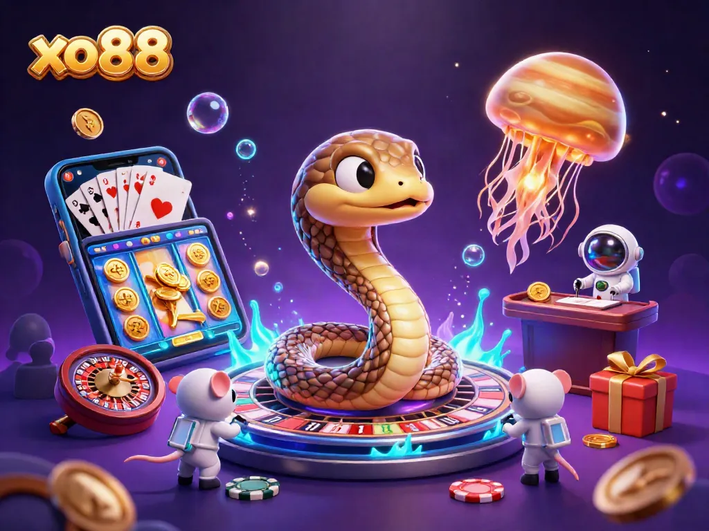Experience the thrill of xo88 as tiny astronauts bet on a cosmic roulette wheel.