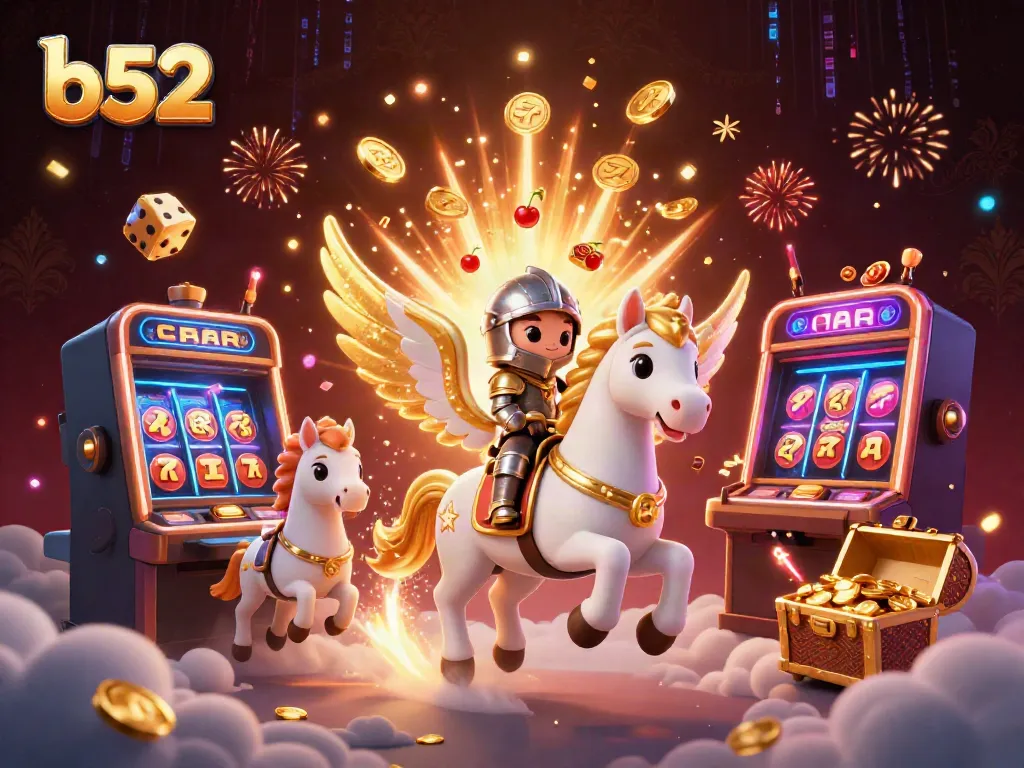 Engage with the vibrant world of B52 casino featuring dynamic 3D characters and abundant gaming elements.