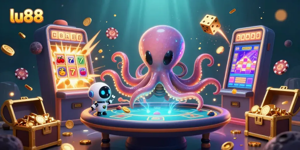 Experience sensational gaming at lu88 with alien octopus and jackpot explosions.