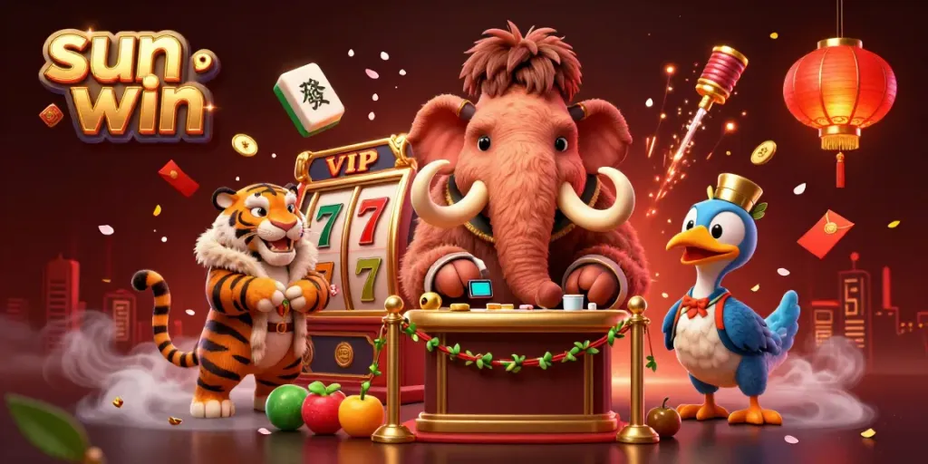 Engage in exciting casino action with the sun win gaming experience featuring colorful characters and vibrant gaming elements.