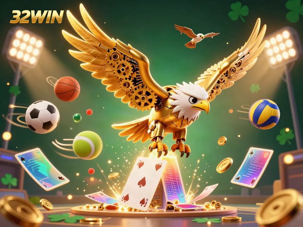 Experience thrilling gameplay at 32WIN with dynamic casino elements and vibrant visuals.